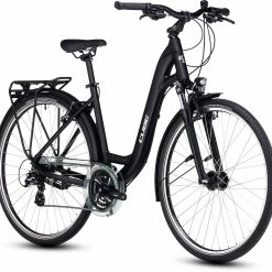Cube Touring Easy Entry Black´n´metal 8 Cube Touring Easy Entry Black´n´metal -Vélo de Trekking Soldes CUBE Touring Easy Entry black n metal 648100E 3