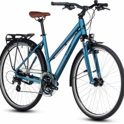 Cube Touring Lady Metalpetrol´n´green -Vélo de Trekking Soldes CUBE Touring Lady metalpetrol n green 648110 3