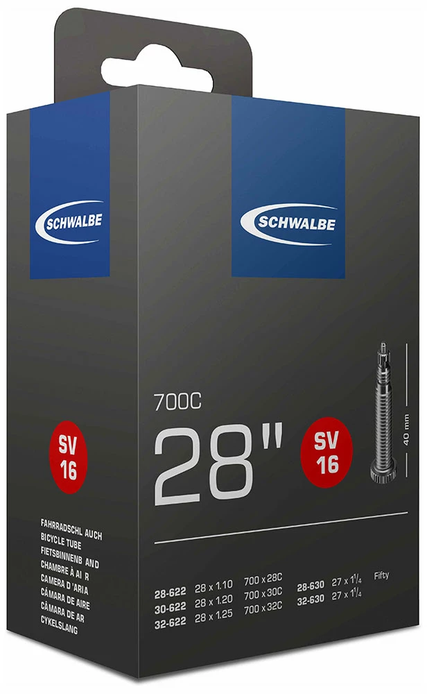 Schwalbe Chambre à Air SV 16 Pour 28 1 Schwalbe Chambre à Air SV 16 Pour 28